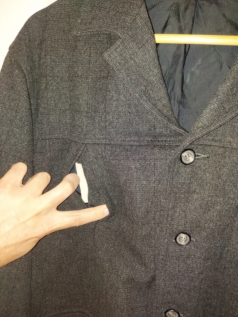 Vintage Skyline Seattle Wool Chore Coat